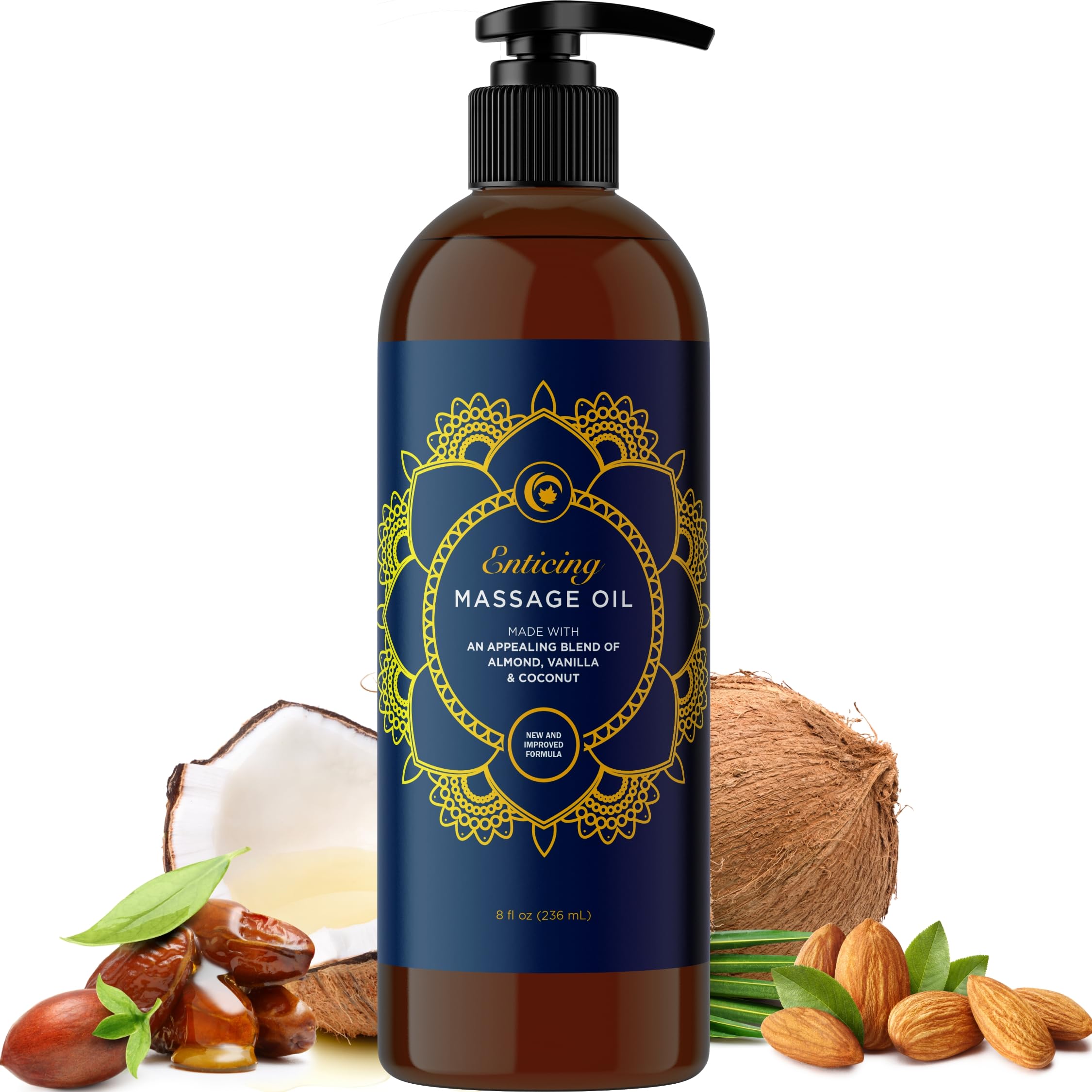 Foto 2 pulgar | Aceite De Masaje Maple Holistics Luxurious Vanilla Para Parejas - Venta Internacional.