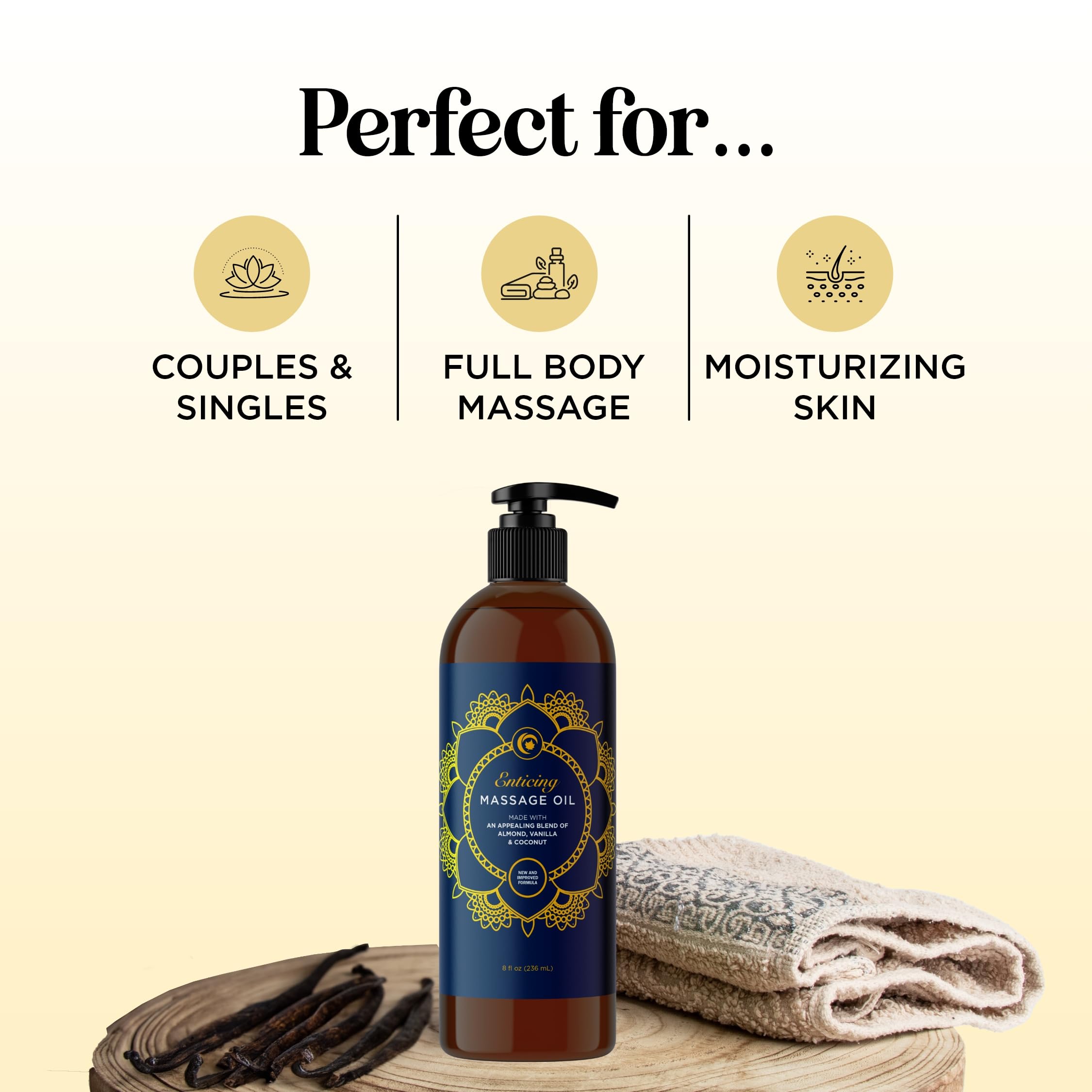 Foto 8 pulgar | Aceite De Masaje Maple Holistics Luxurious Vanilla Para Parejas - Venta Internacional.