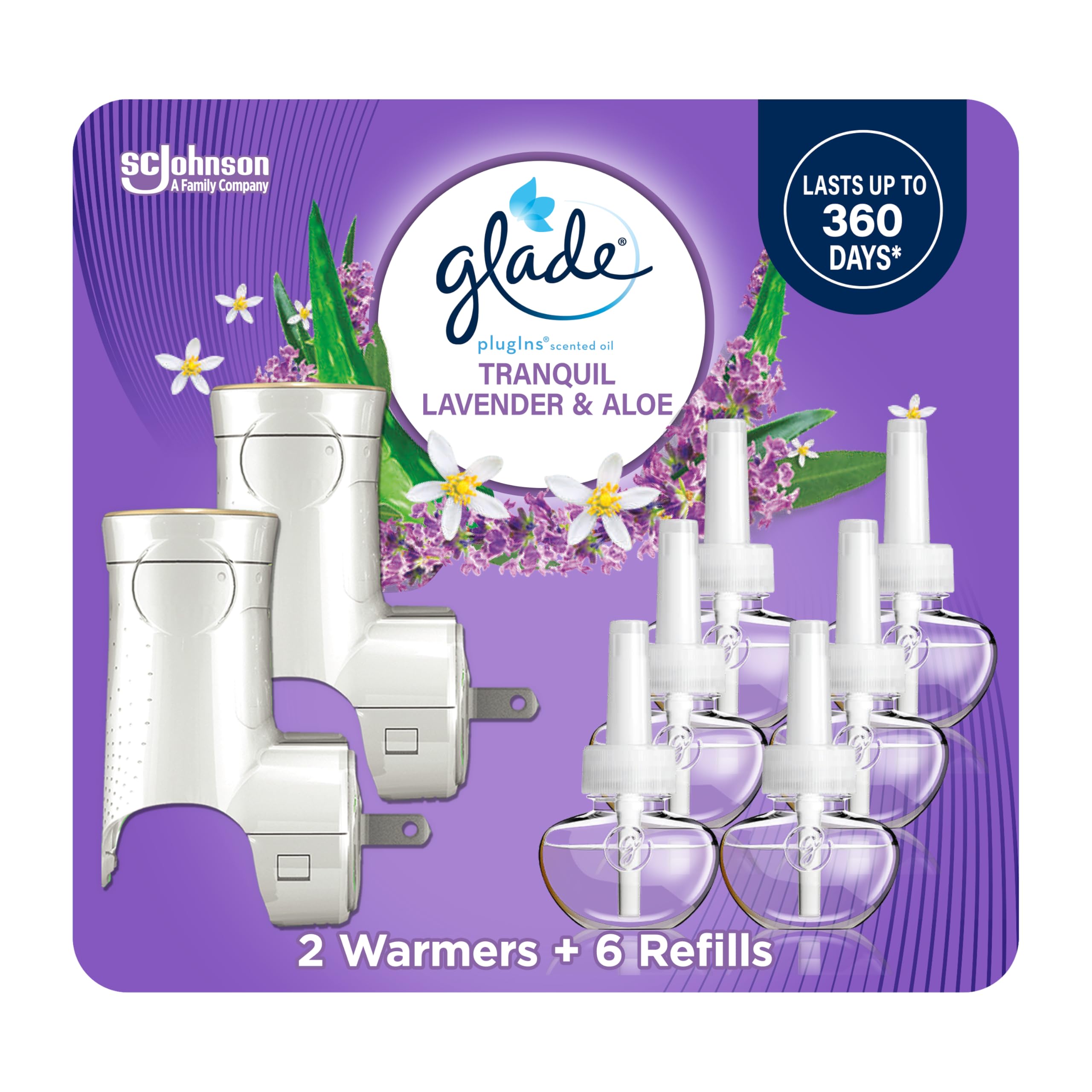 Foto 1 | Kit De Inicio Para Ambientadores Glade Plugins Tranquil Lavender - Venta Internacional.