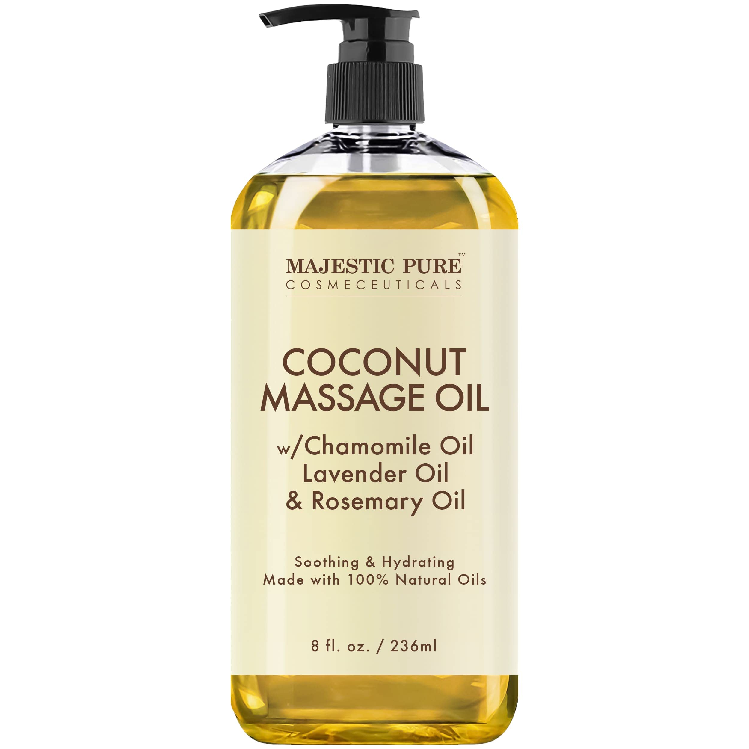 Foto 1 | Aceite De Masaje Majestic Pure Coconut Refreshing 240 Ml - Venta Internacional.