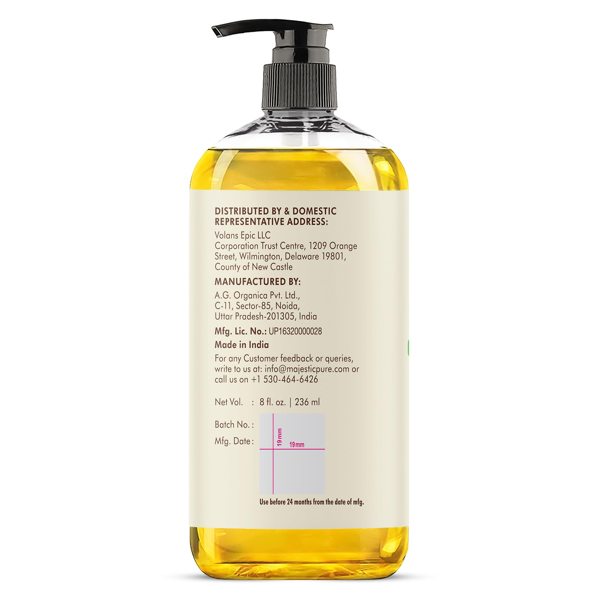 Foto 3 pulgar | Aceite De Masaje Majestic Pure Coconut Refreshing 240 Ml - Venta Internacional.