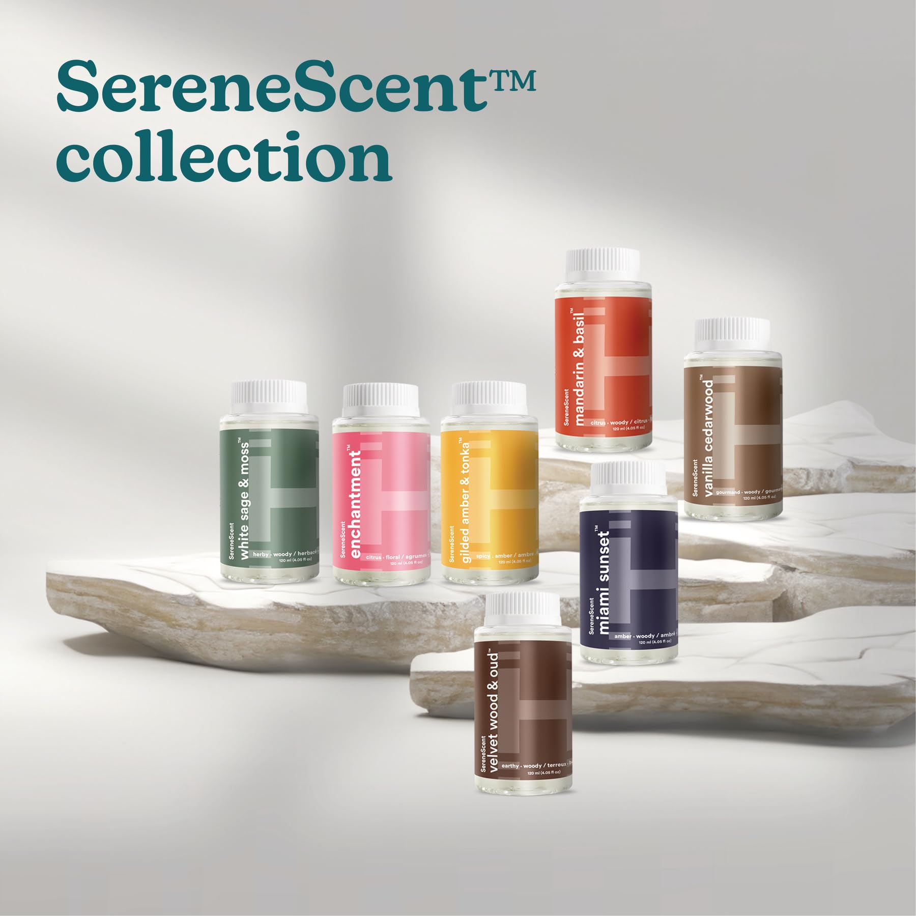 Foto 7 | Aceite Aromático Para El Hogar Homedics Serenscent  Vainilla Y Madera De Cedro  120 Ml - Venta Internacional.