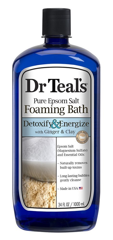 Foto 4 | Set De Regalo De Baño Espumoso Dr. Teal's Ginger & Clay  1 Litro (paquete De 2) - Venta Internacional.
