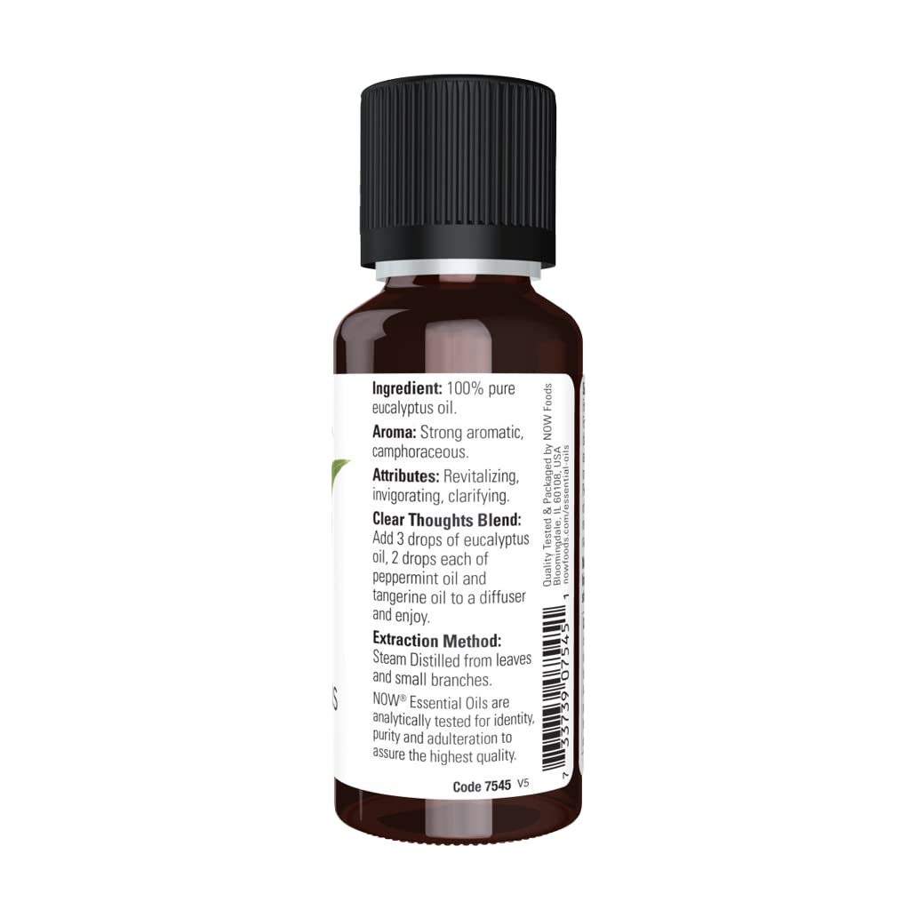 Foto 2 | Aceite Esencial Now Foods Eucalyptus Pure 60 Ml - Venta Internacional.