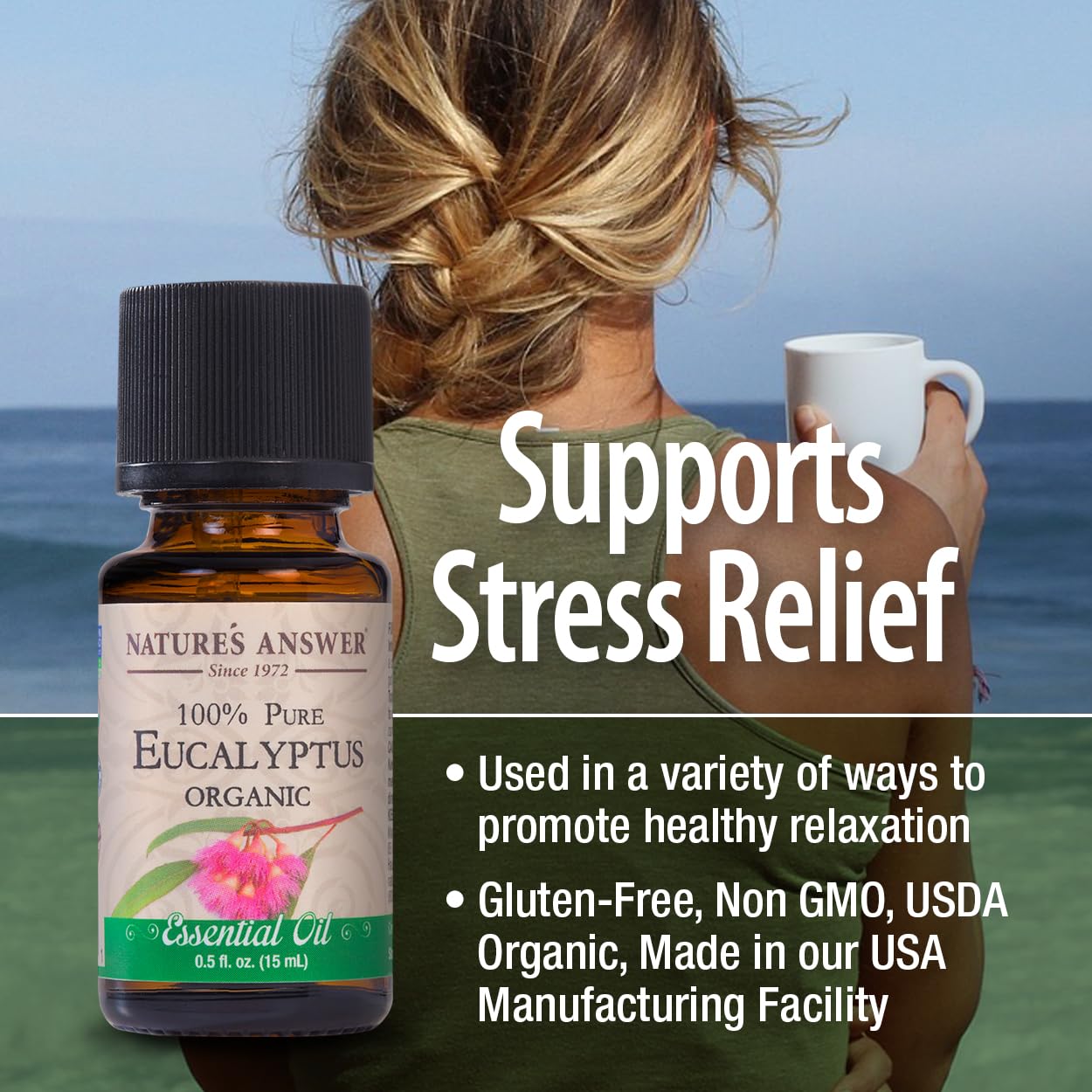 Foto 5 pulgar | Aceite Esencial De Eucalipto Nature's Answer  15 Ml  Usda Organic - Venta Internacional.