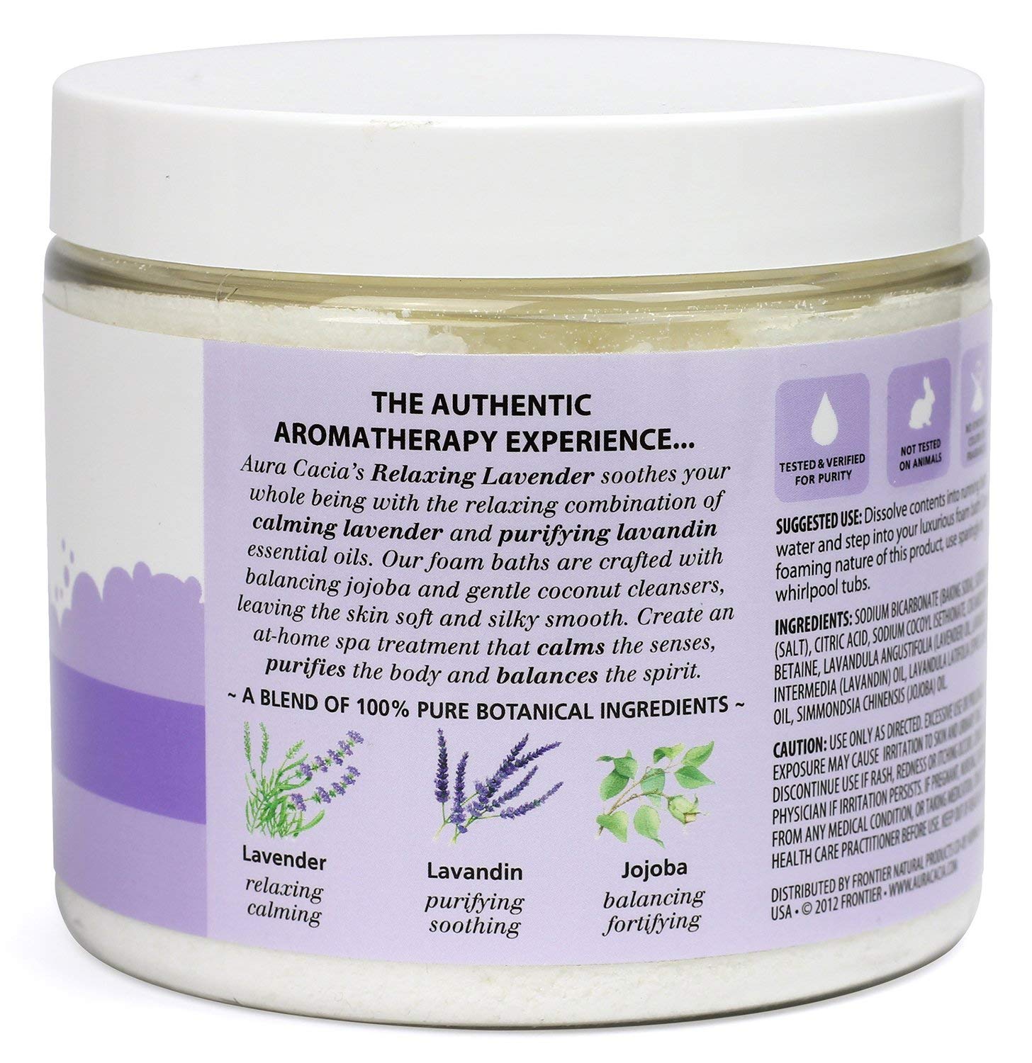 Foto 3 pulgar | Espuma De Baño Aura Cacia Relaxing Lavender 414ml - Venta Internacional.