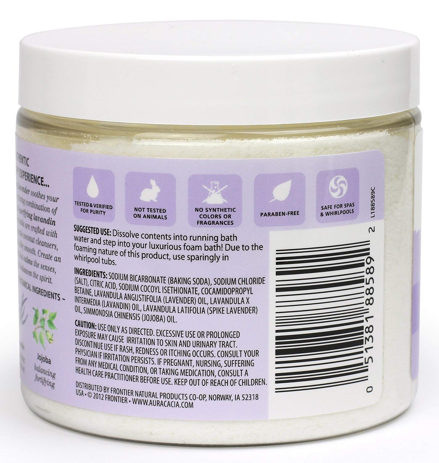 Foto 4 pulgar | Espuma De Baño Aura Cacia Relaxing Lavender 414ml - Venta Internacional.