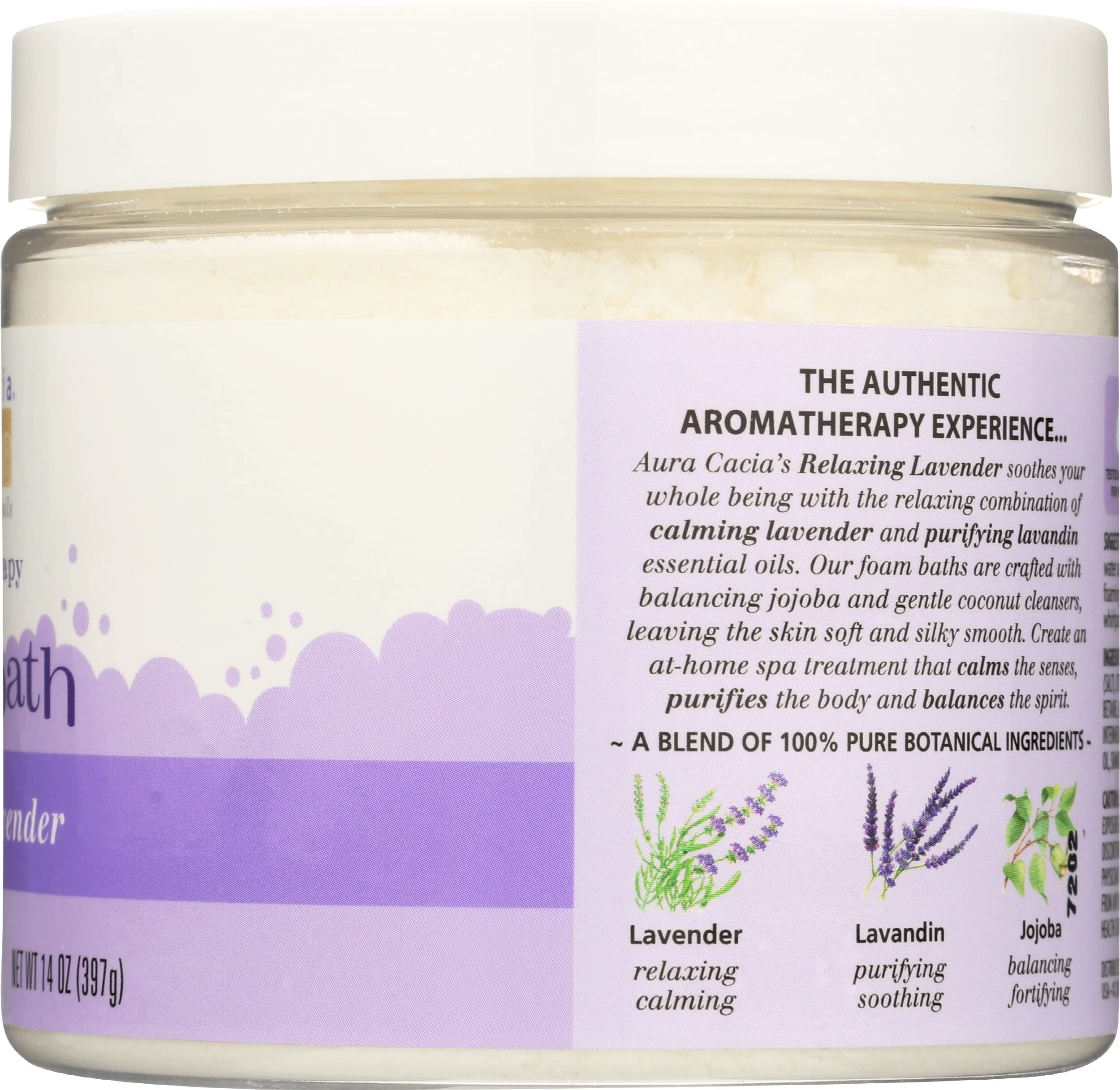 Foto 7 | Espuma De Baño Aura Cacia Relaxing Lavender 414ml - Venta Internacional.