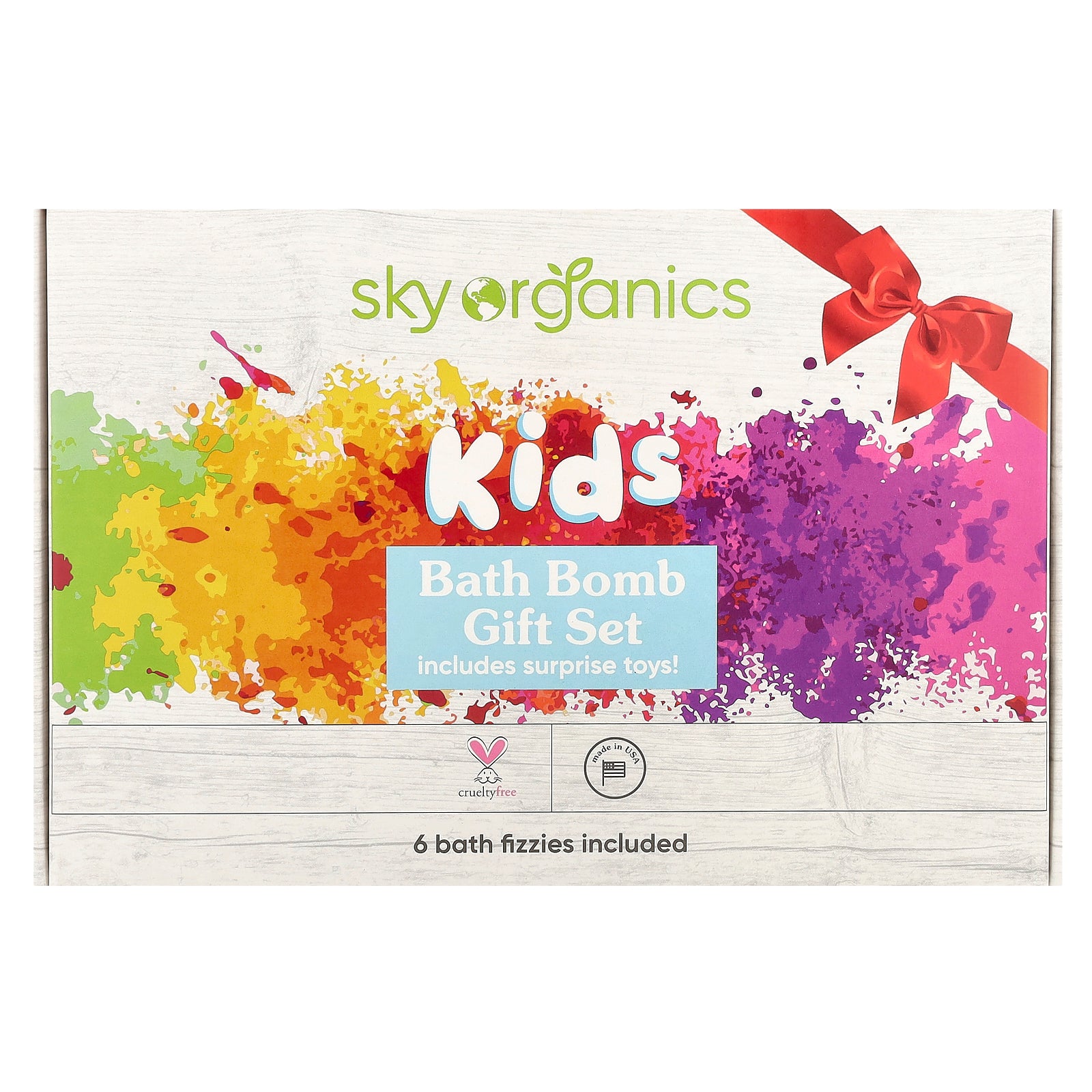 Foto 2 pulgar | Set De Regalo Bath Bomb Sky Organics Kids Con 6 Gaseosas De Baño - Venta Internacional.