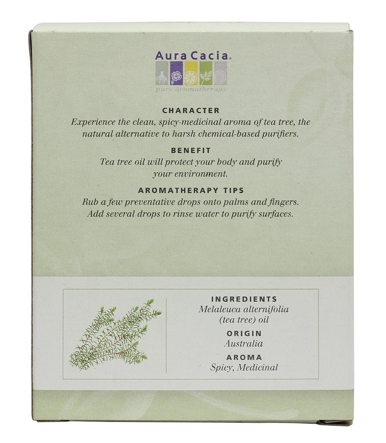 Foto 5 pulgar | Aceite Esencial Aura Cacia Limpiador De Árbol De Té 15 Ml - Venta Internacional.