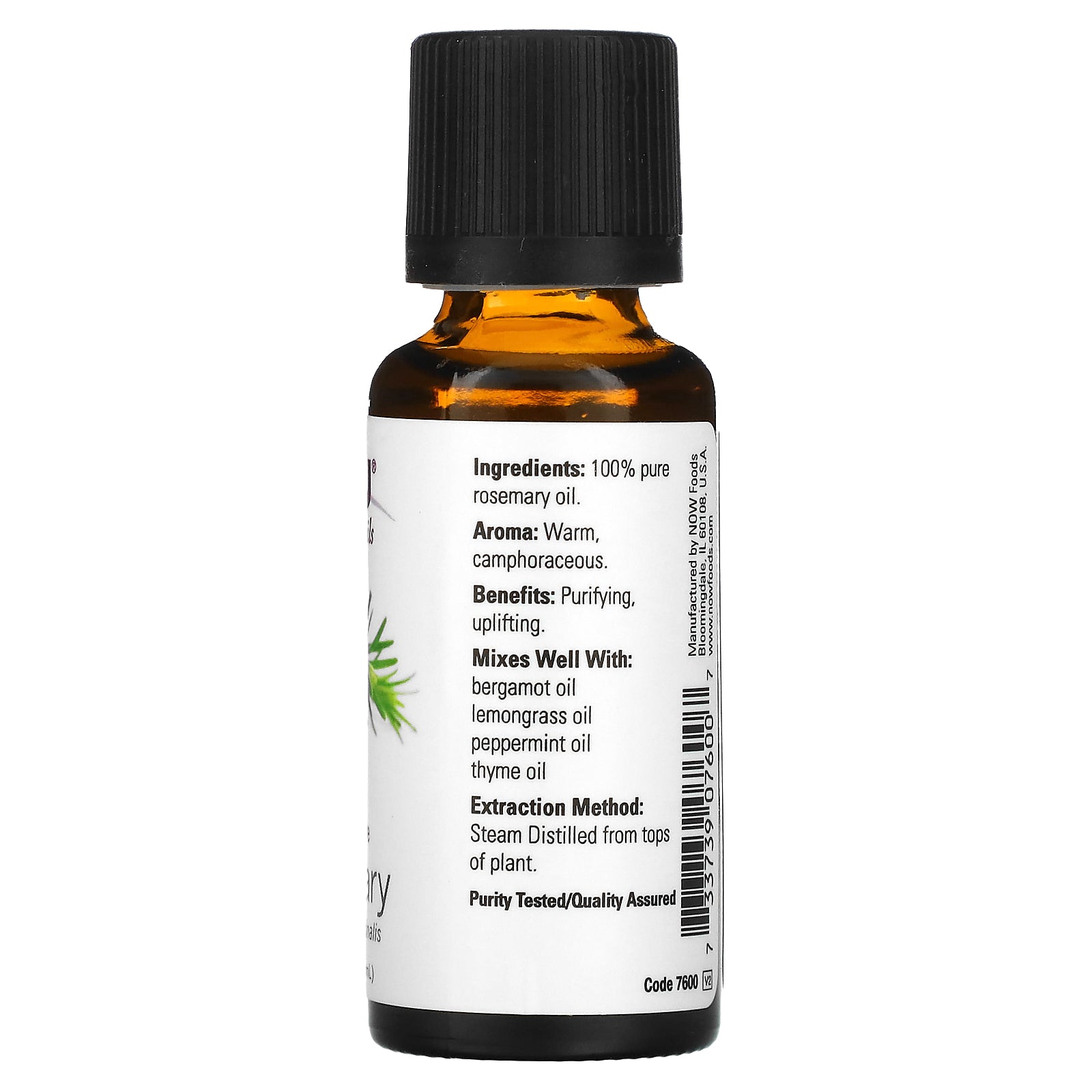 Foto 3 pulgar | Aceites Esenciales Now Foods Rosemary 30 Ml - Venta Internacional.