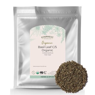 Foto 1 | Hojas De Albahaca Orgánica Herb Starwest Botanicals Bolsa De 454 G - Venta Internacional.