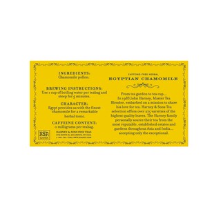 Foto 2 | Bolsitas De Té De Manzanilla Herbal Tea Harney & Sons 50 Unidades - Venta Internacional.