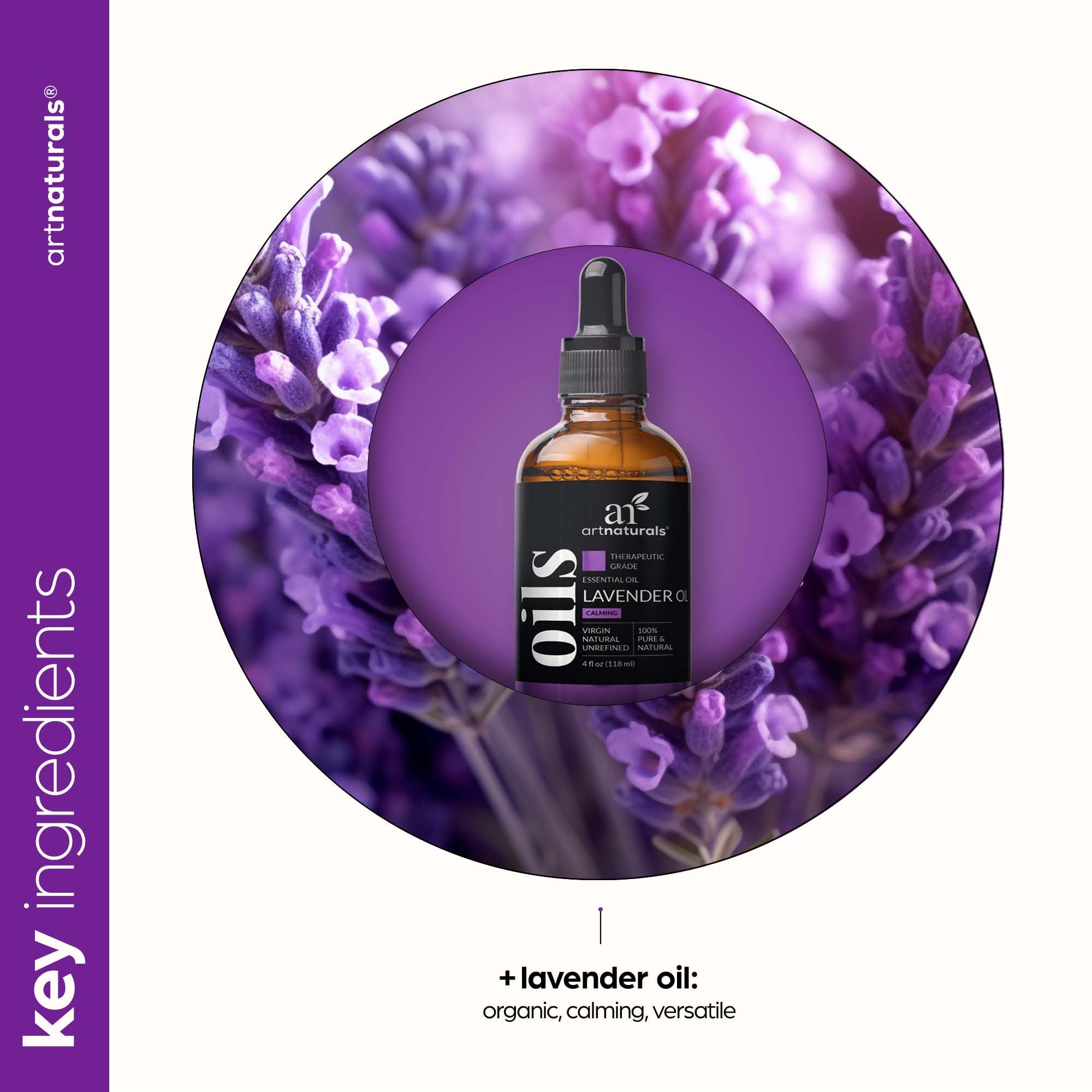 Foto 5 pulgar | Aceite Esencial Artnaturals Lavanda 100% Puro  118 Ml - Venta Internacional.