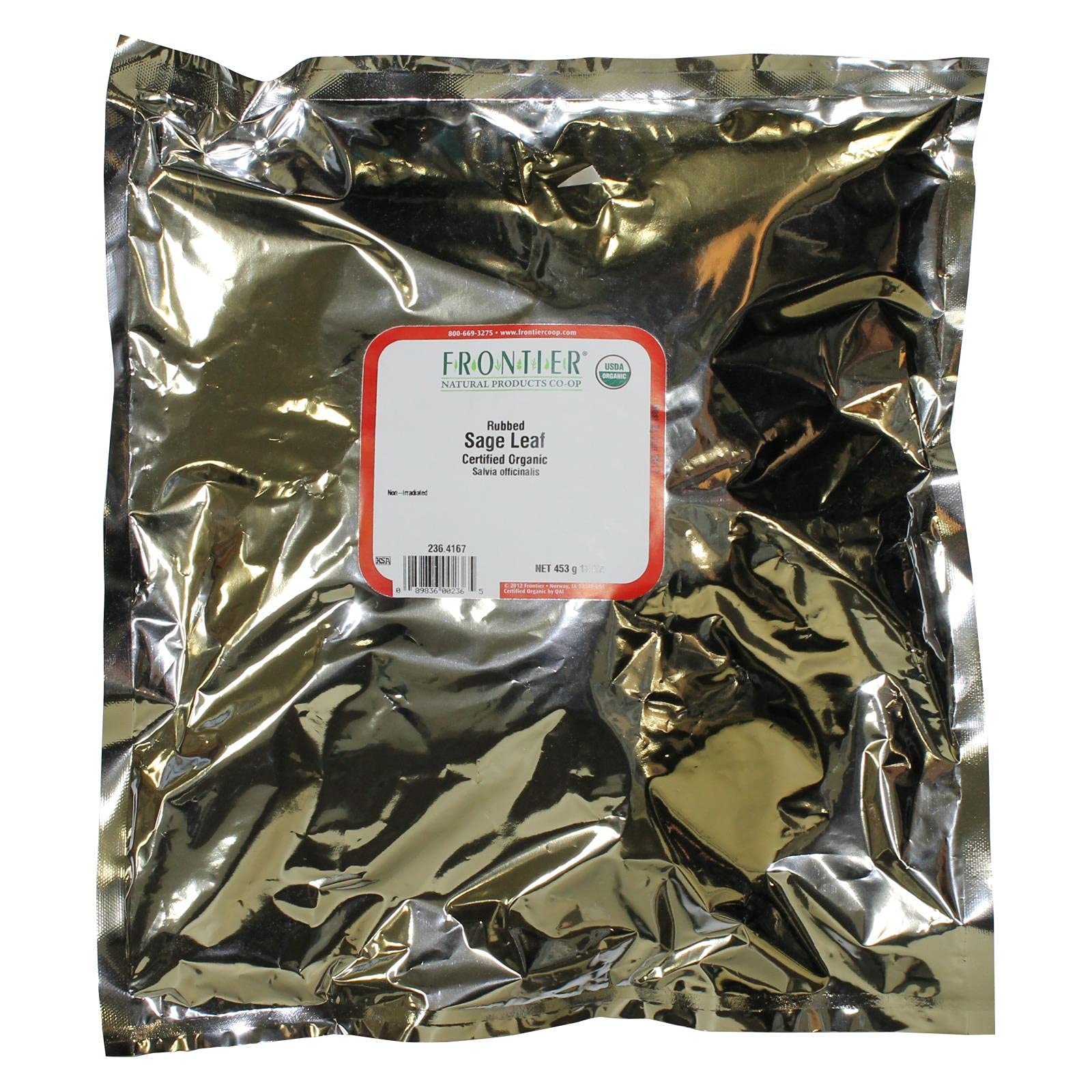Foto 2 pulgar | Crema De Hojas De Salvia Orgánica Seasoning Frontier  453 G - Venta Internacional.