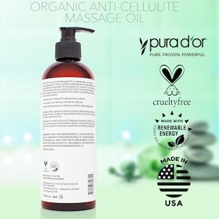 Foto 7 | Aceite De Masaje Pura D'or Organic Anticelulítico 480ml Con Cáscara De Limón - Venta Internacional.