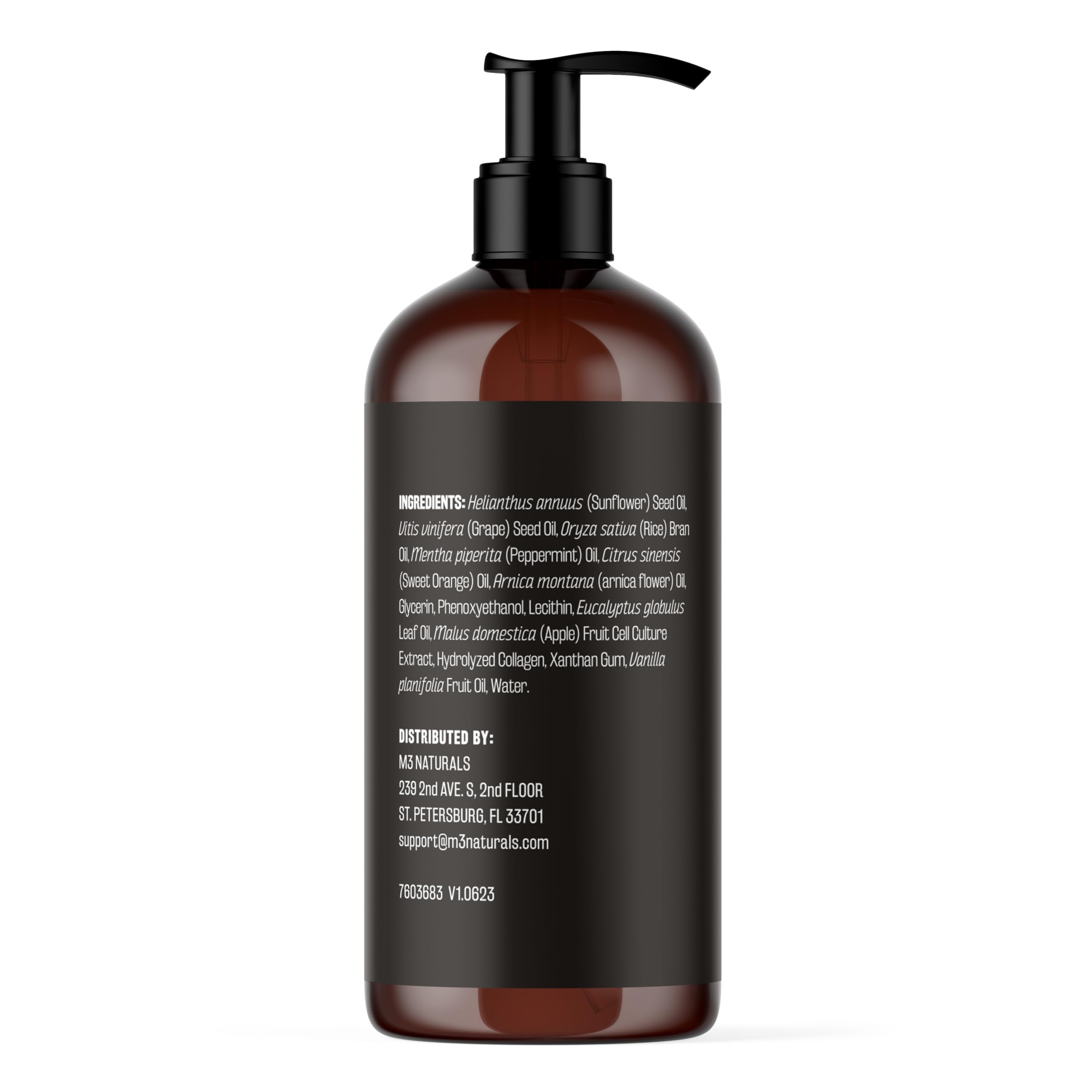 Foto 2 | Aceite De Masaje M3 Naturals Arnica Anticelulítico Para Dolor Muscular - Venta Internacional.