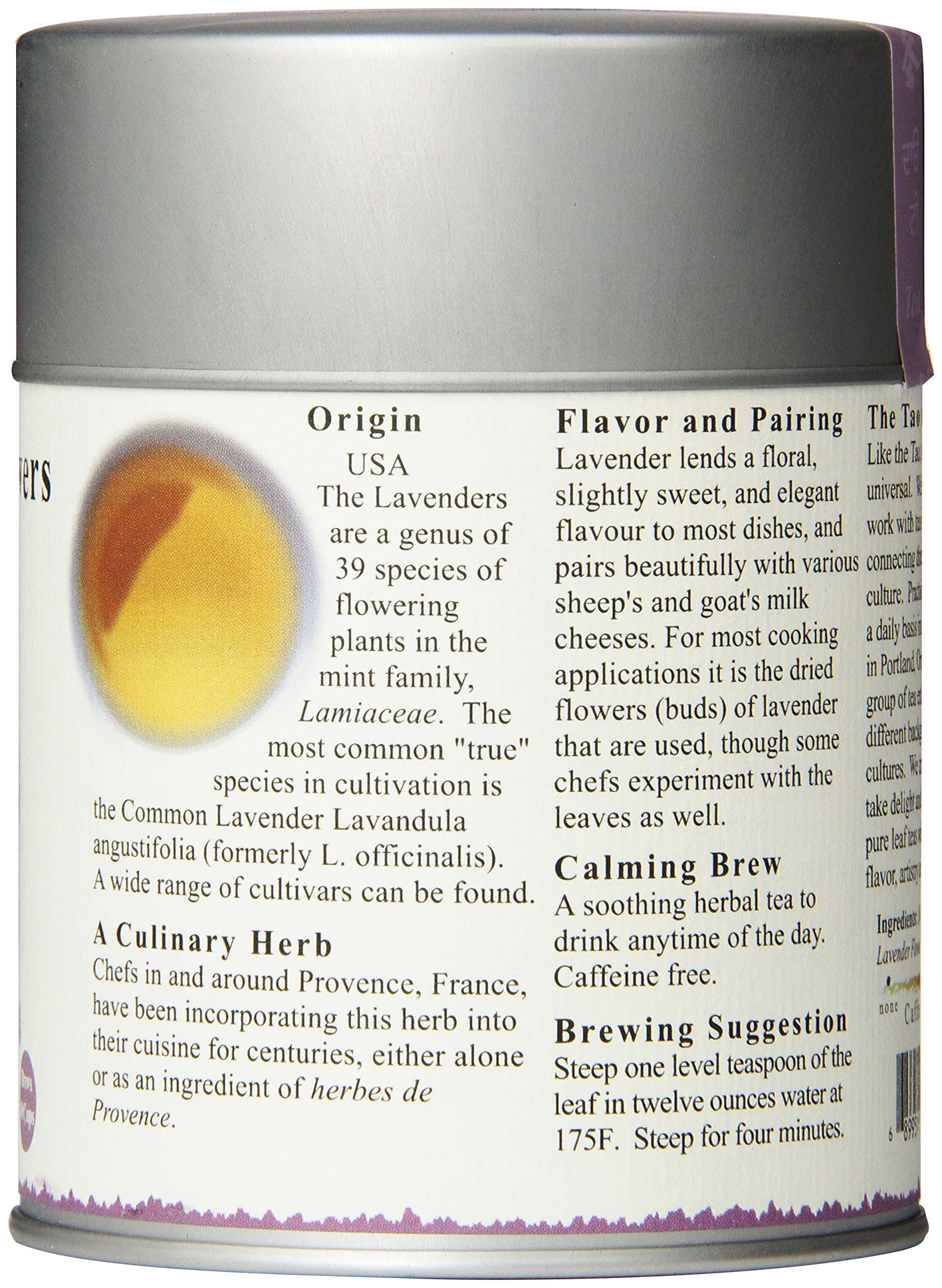 Foto 3 pulgar | Té De Hierbas The Tao Of Tea Lavanda  60 Ml  Hojas Sueltas  100% Orgánico - Venta Internacional.