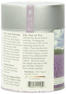 Foto 4 | Té De Hierbas The Tao Of Tea Lavanda 60 Ml Hojas Sueltas 100% Orgánico - Venta Internacional.