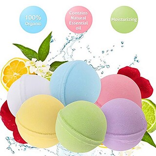 Foto 5 | Bombas De Baño Huoguo Sal Marina Natural Lavanda Con Caja De Regalo 6 Unidades - Venta Internacional.