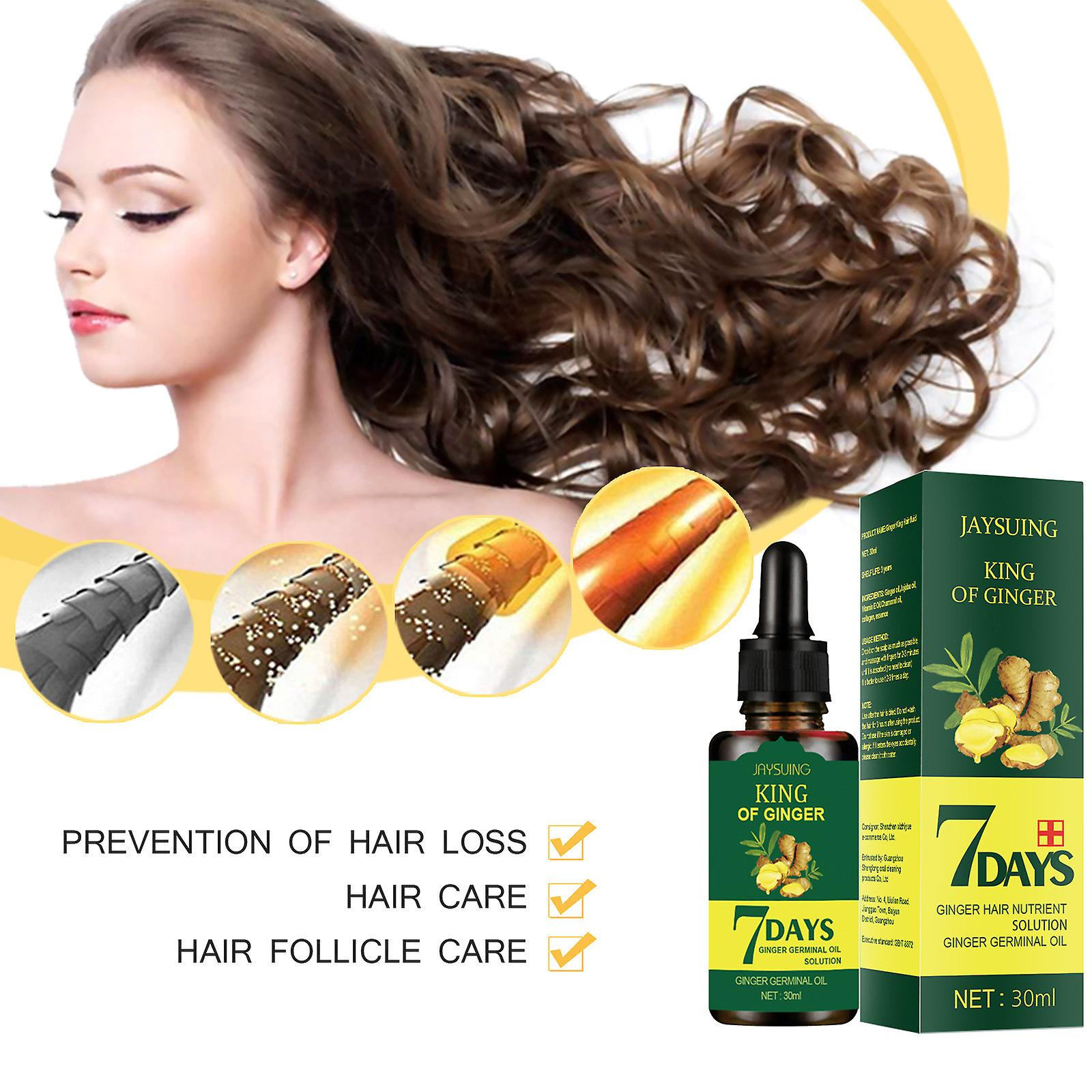 Foto 3 pulgar | Aceite Esencial Huoguo Jengibre Para El Cuidado Del Cabello  Crecimiento Del Cabello  30 Ml - Venta Internacional.