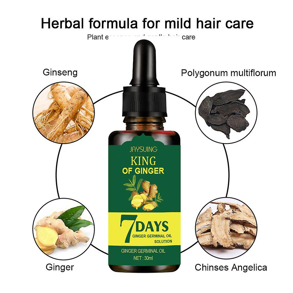 Foto 6 pulgar | Aceite Esencial Huoguo Jengibre Para El Cuidado Del Cabello  Crecimiento Del Cabello  30 Ml - Venta Internacional.