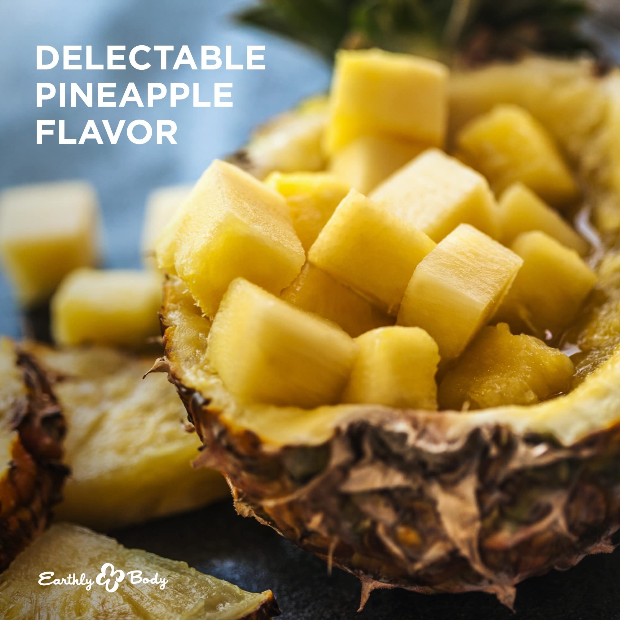 Foto 5 | Vela De Masaje Earthly Body Pineapple 120 Ml 3 En 1 Vegana - Venta Internacional.