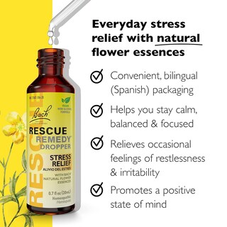 Foto 2 | Stress Relief Gopper Rescue Remedy 20 Ml (paquete De 2) - Venta Internacional.