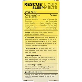 Foto 7 | Líquido Sleep Aid Bach Rescue Sleep Para Derretir 6 Paquetes 28 Unidades - Venta Internacional.