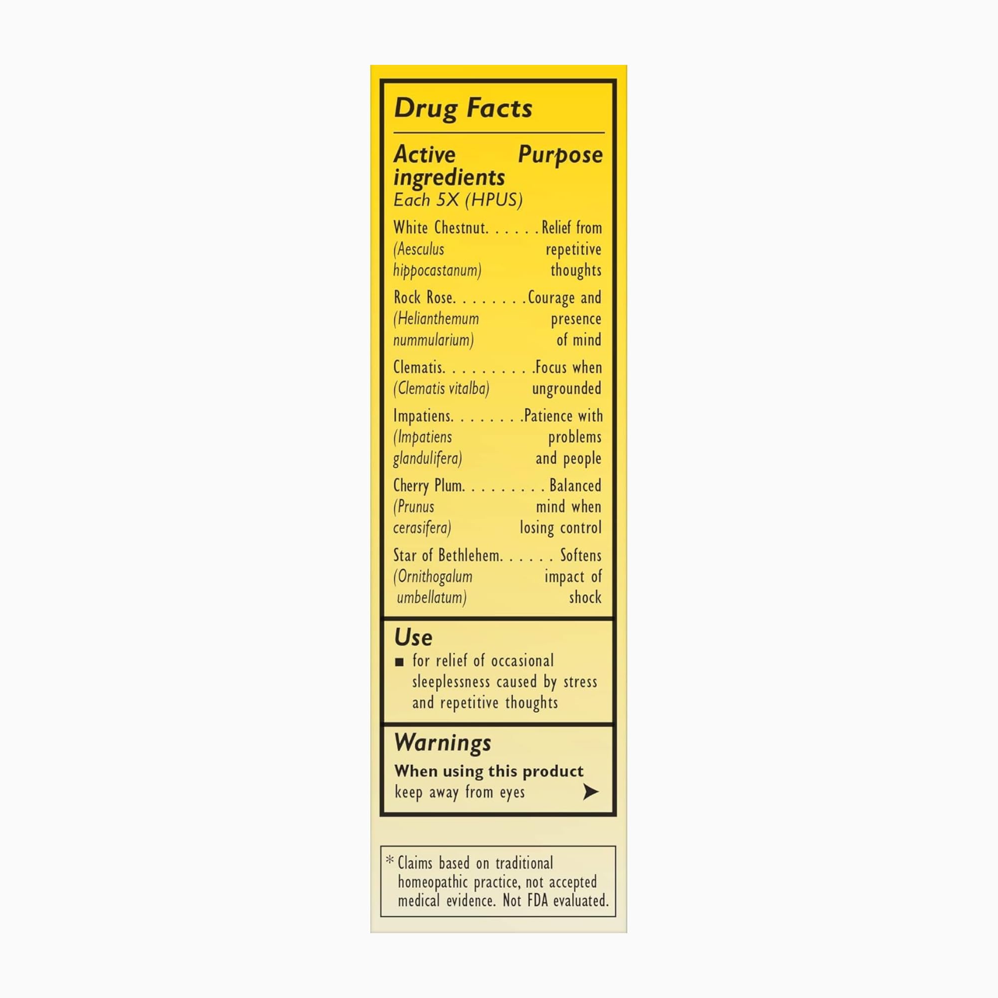 Foto 6 pulgar | Gotero Sleep Aid Rescue Bach Rescue Sleep  20 Ml - Venta Internacional.