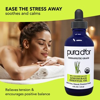 Foto 4 | Aceite Esencial Pura D'or Organic Lemongrass 120 Ml Terapéutico - Venta Internacional.