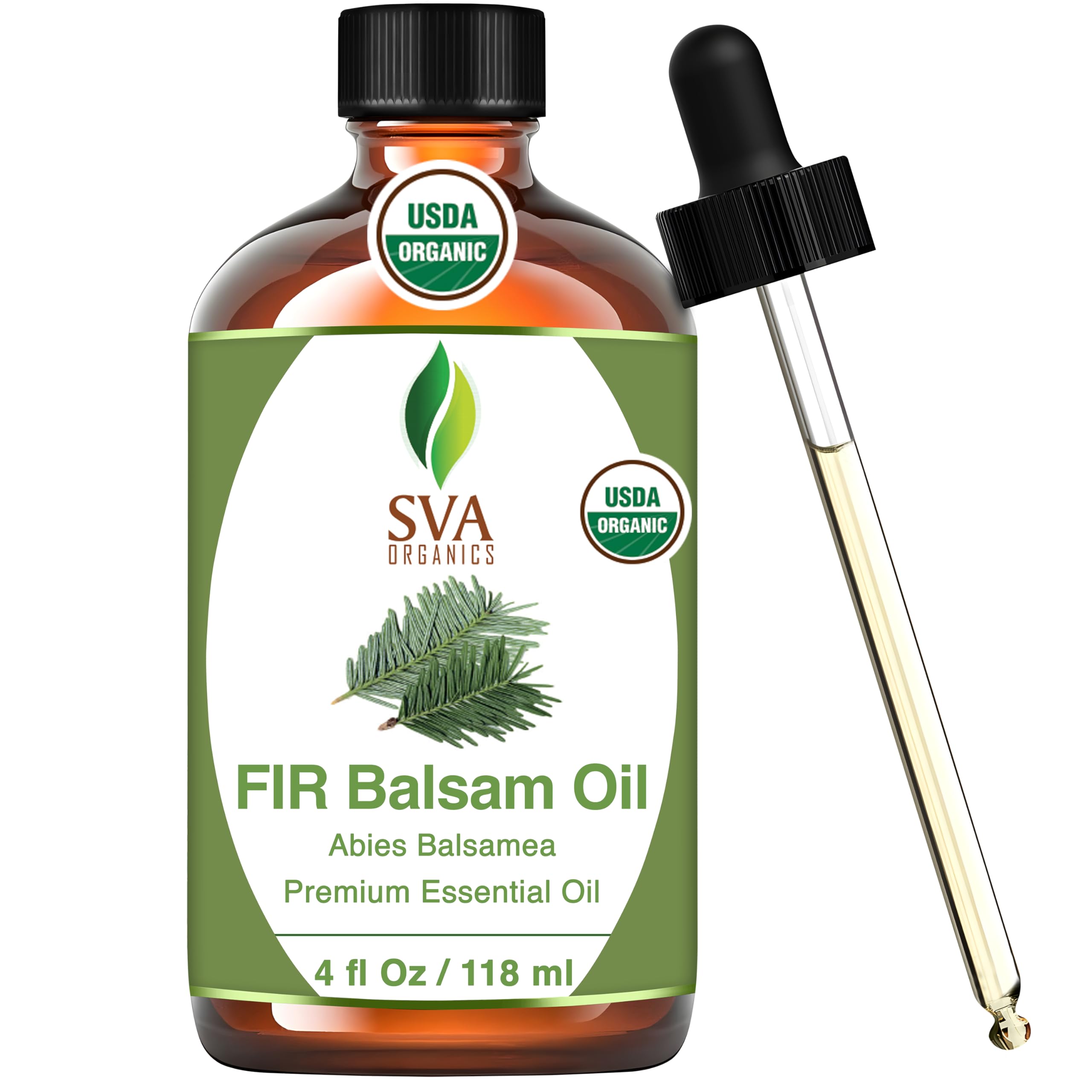 Foto 2 pulgar | Aceite Esencial Sva Organics Bálsamo De Abeto 100% Natural Orgánico 120 Ml - Venta Internacional.