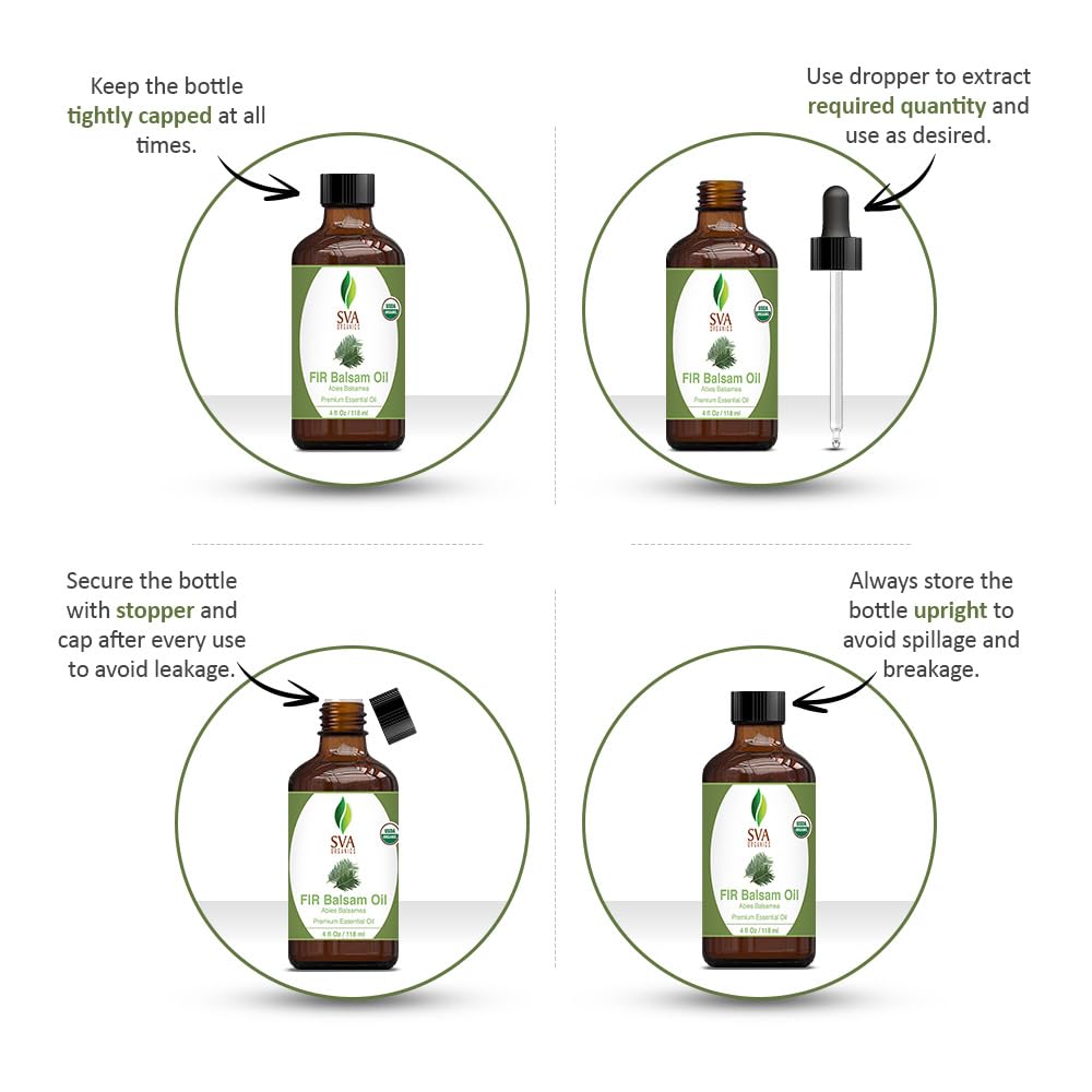 Foto 3 pulgar | Aceite Esencial Sva Organics Bálsamo De Abeto 100% Natural Orgánico 120 Ml - Venta Internacional.
