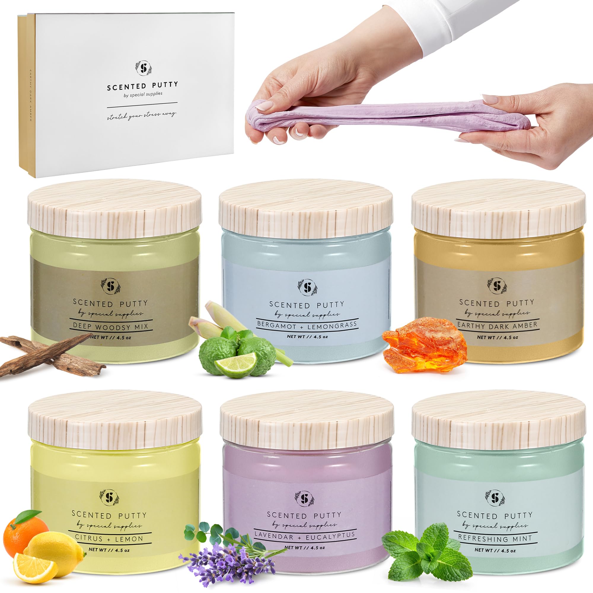 Foto 2 pulgar | Scented Therapy Putty Special Supplies  Juego De 6 Aromas  135 Ml - Venta Internacional.