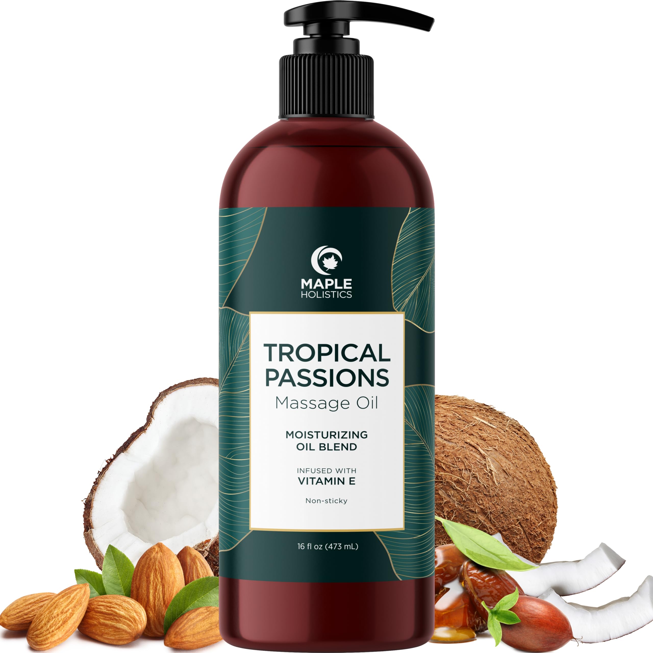 Foto 2 pulgar | Aceite De Masaje Maple Holistics Tropical Relaxation 480 Ml - Venta Internacional.