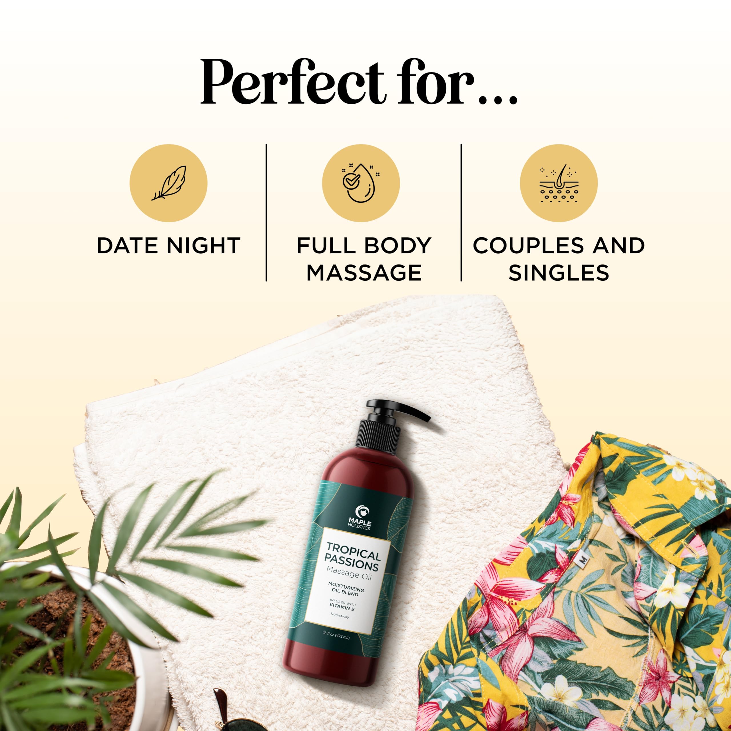 Foto 8 pulgar | Aceite De Masaje Maple Holistics Tropical Relaxation 480 Ml - Venta Internacional.