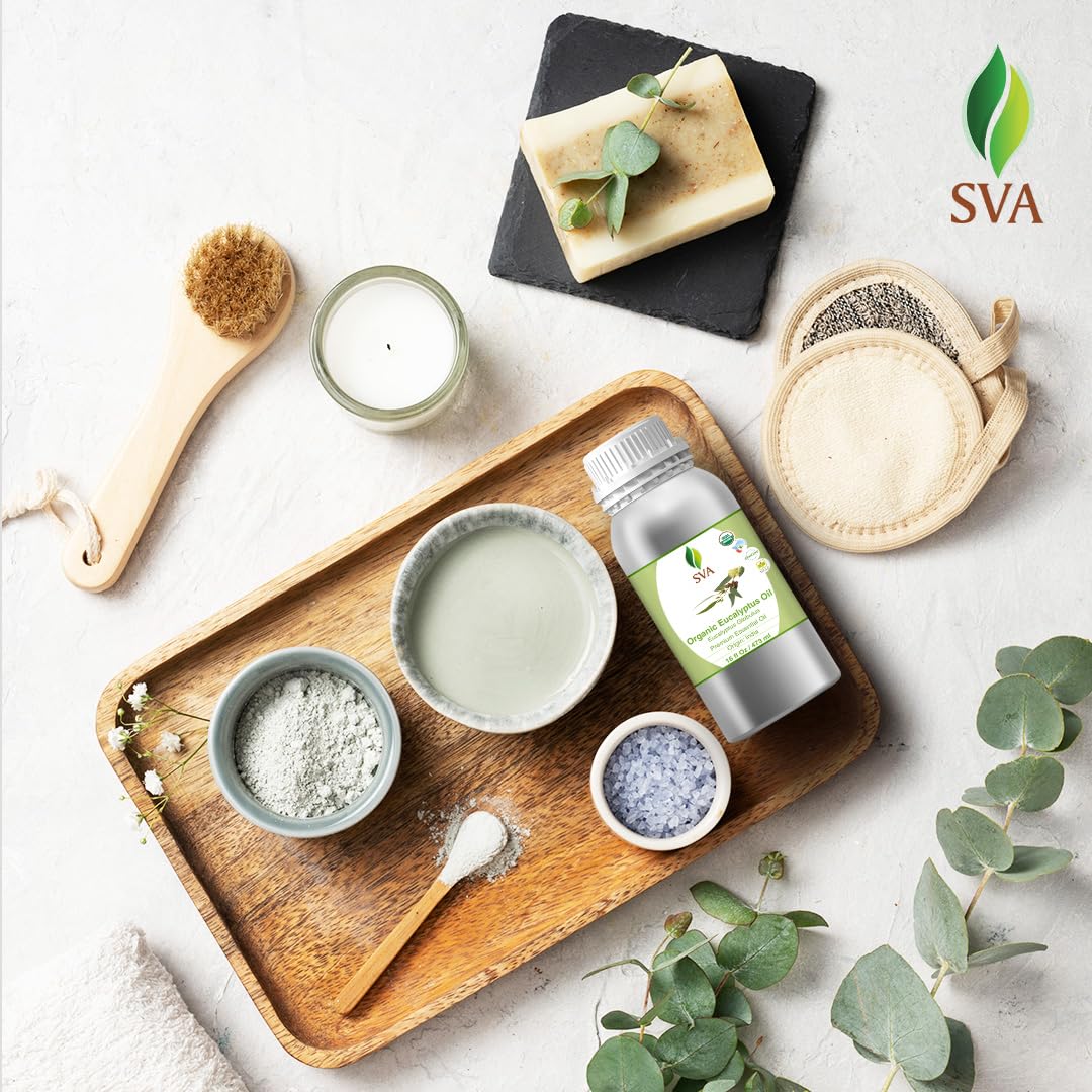 Foto 3 | Aceite Esencial Sva De Eucalipto 100% Natural Orgánico 473 Ml - Venta Internacional.