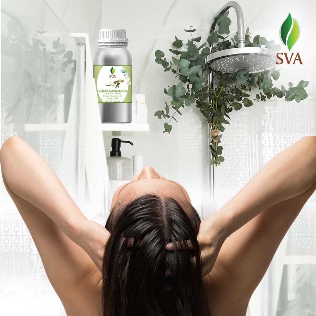 Foto 4 | Aceite Esencial Sva De Eucalipto 100% Natural Orgánico 473 Ml - Venta Internacional.