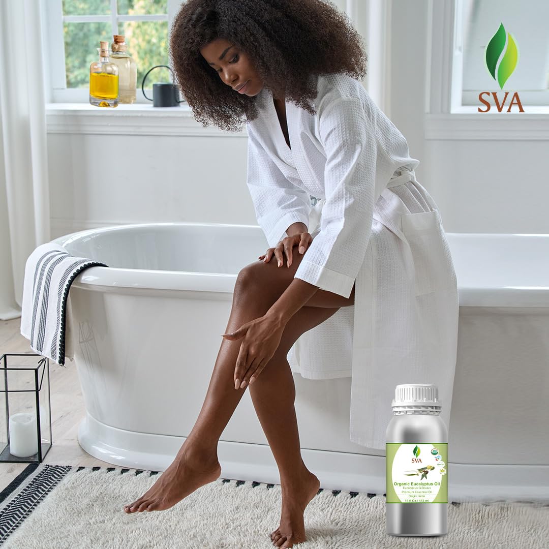 Foto 5 | Aceite Esencial Sva De Eucalipto 100% Natural Orgánico 473 Ml - Venta Internacional.