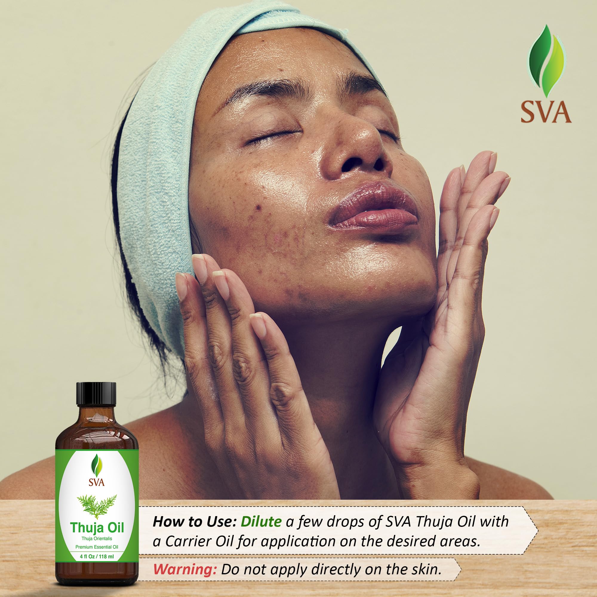 Foto 7 pulgar | Aceite Esencial Sva Thuja 100% Natural 120 Ml Con Gotero - Venta Internacional.