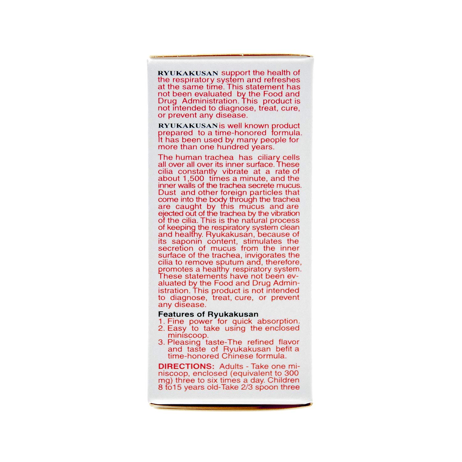 Foto 5 pulgar | Supresor De Tos En Polvo A Base De Hierbas Ryukakusan  20 Ml (1 Caja) - Venta Internacional.