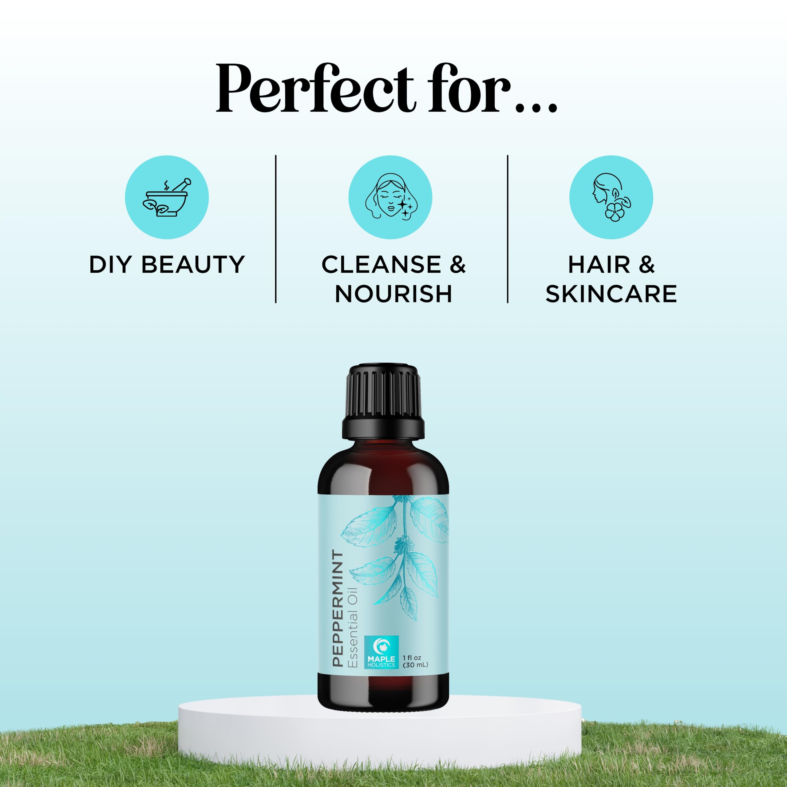 Foto 2 | Aceite Esencial Maple Holistics Peppermint 30 Ml 100% Puro - Venta Internacional.