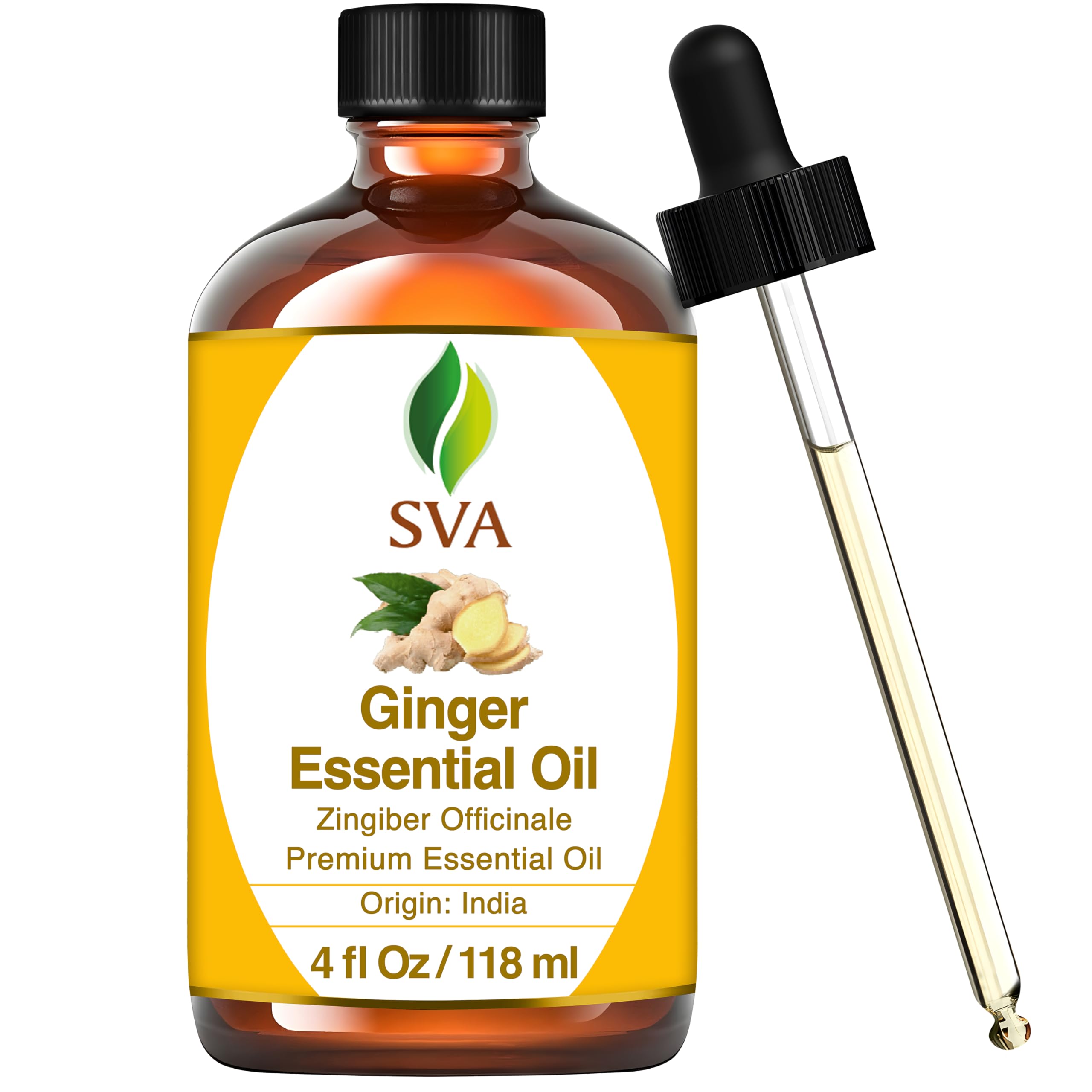 Foto 2 pulgar | Aceite Esencial Sva De Jengibre  120 Ml  100% Natural Para Difusor - Venta Internacional.