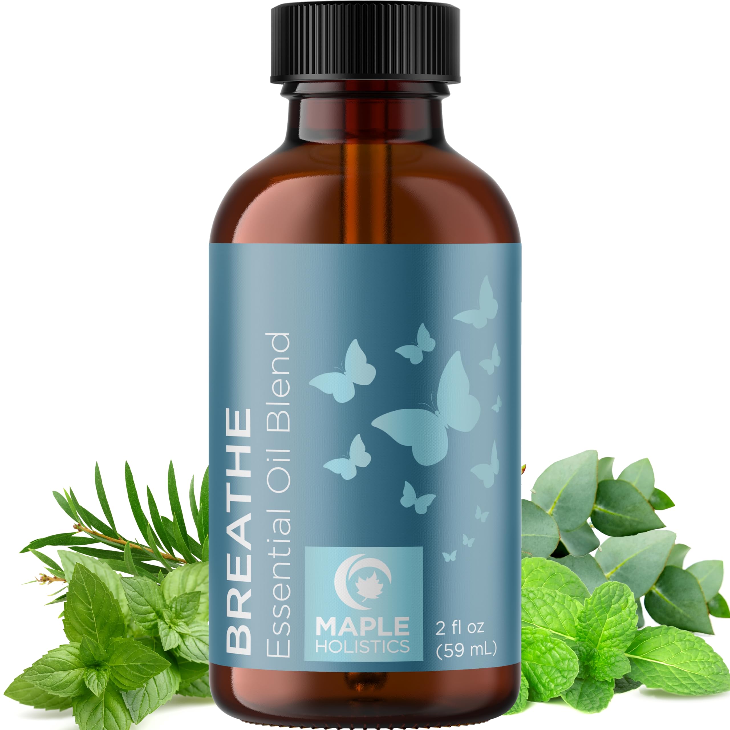 Foto 2 pulgar | Mezcla De Aceites Esenciales Maple Holistics Breathe 60 Ml - Venta Internacional.