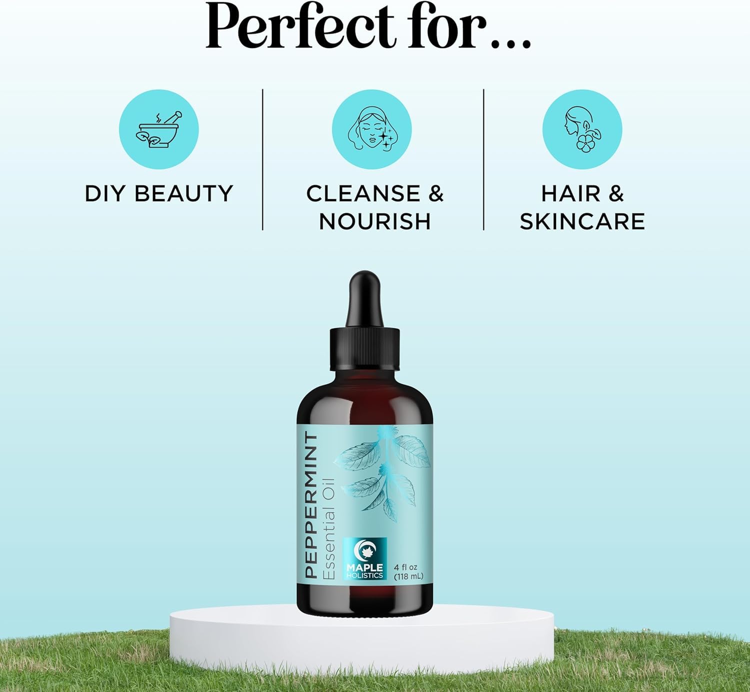 Foto 7 pulgar | Aceite Esencial Maple Holistics Peppermint 120 Ml 100% Puro - Venta Internacional.
