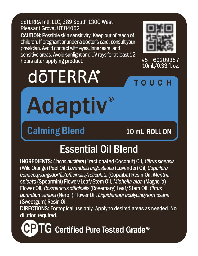 Foto 7 pulgar | Mezcla Calmante Táctil Doterra Adaptiv™ De 10 Ml - Venta Internacional.