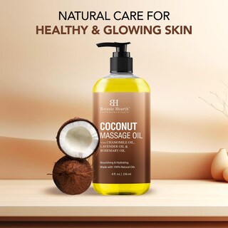 Foto 2 | Aceite De Masaje Botanic Hearth Coconut Ultra Glide 240 Ml - Venta Internacional.