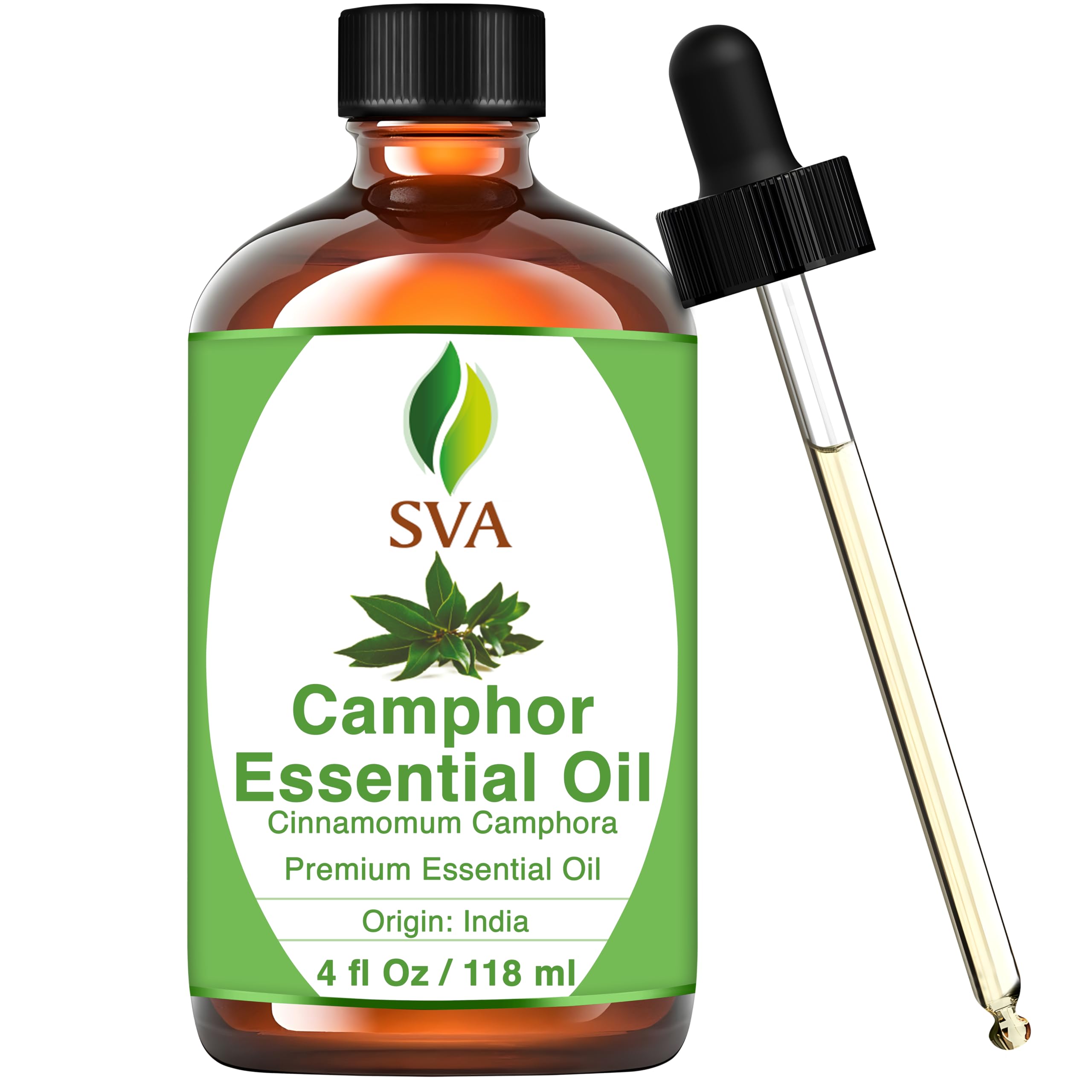 Foto 2 pulgar | Aceite Esencial De Alcanfor Sva 100% Natural  120 Ml Con Gotero - Venta Internacional.