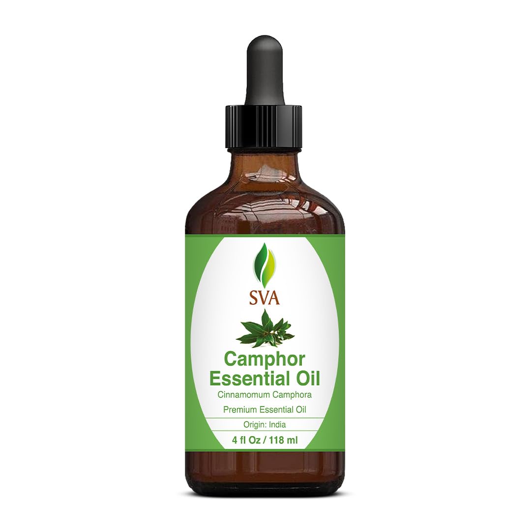Foto 4 pulgar | Aceite Esencial De Alcanfor Sva 100% Natural  120 Ml Con Gotero - Venta Internacional.