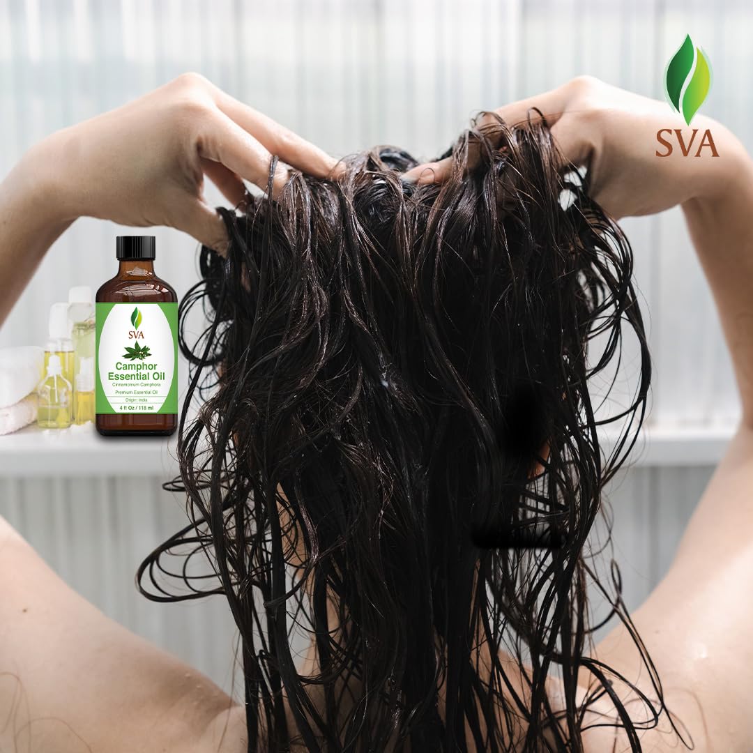 Foto 8 pulgar | Aceite Esencial De Alcanfor Sva 100% Natural  120 Ml Con Gotero - Venta Internacional.